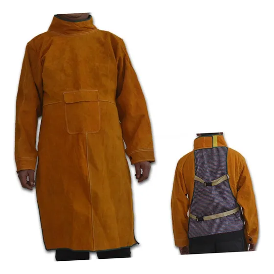 Generic Ropa Protectora For Soldar Abrigo De Cuero De