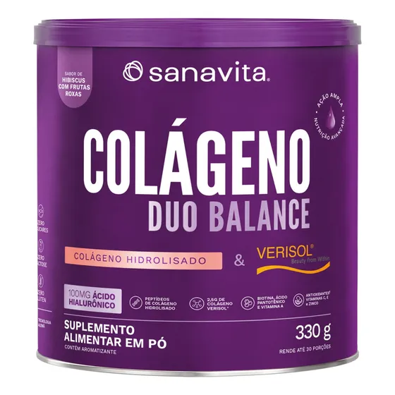 Colágeno Verisol Com Ácido Hialurônico Sanavita