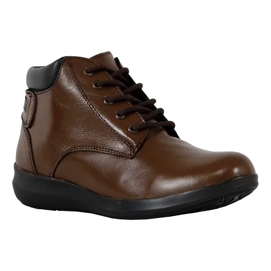 Botas Mujer Piel Botin Confort Comodo Antiderrapante Trabajo