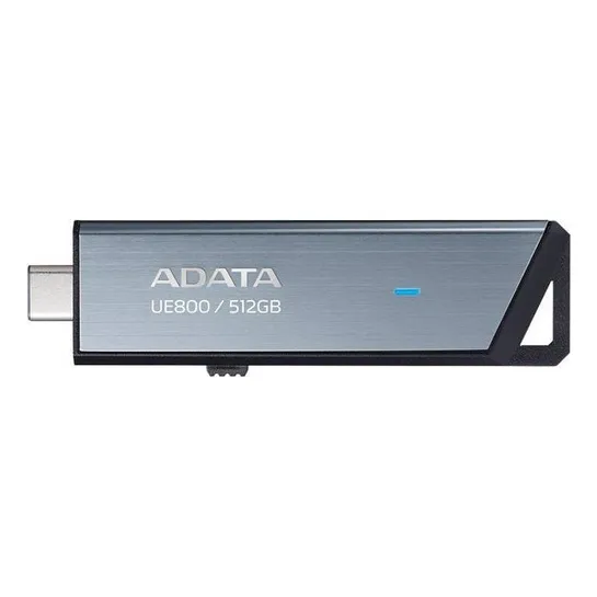Pendrive Adata Ue800 512gb Usb-c 3.2 Metalico Retractil Color Plateado