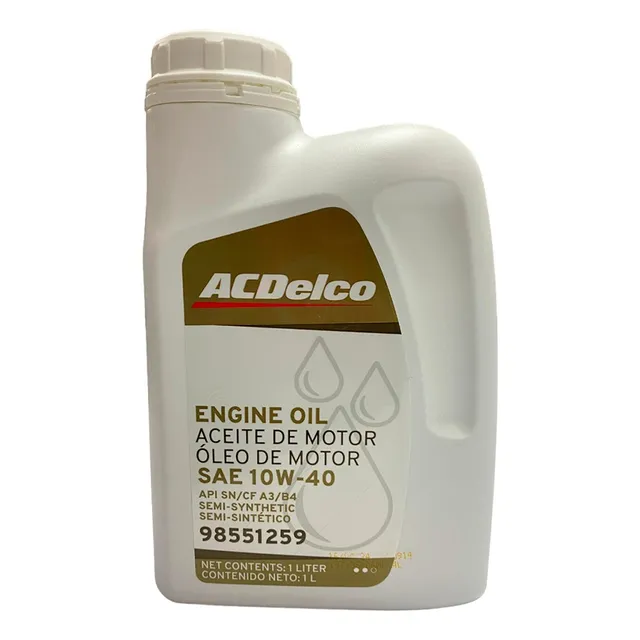 Aceite Semisintético Acdelco 10w40 1 Litro