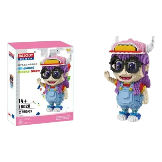 Bloques Armables Arale 25cm Altura Dr Slump 2750 Pz 