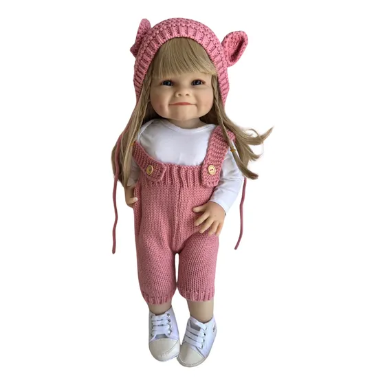 Bebe Reborn Muñeca Realista Con Sus Accesorios 55cm