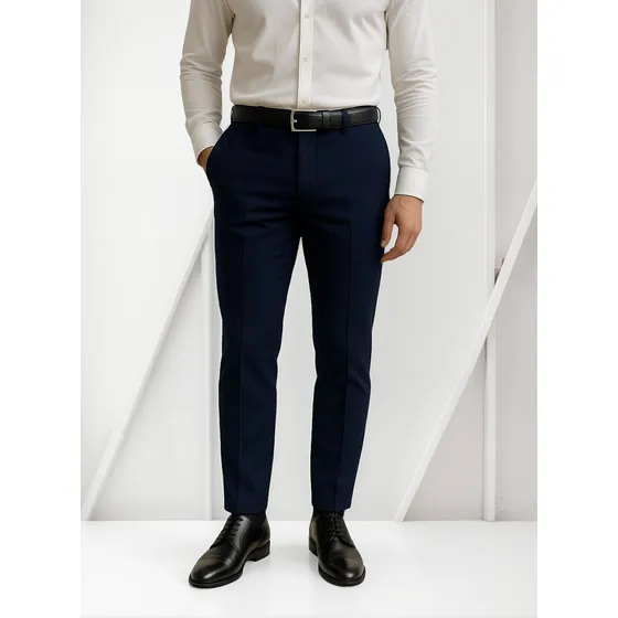 Calça Social Masculina Em Microfibra - Diversas Cores