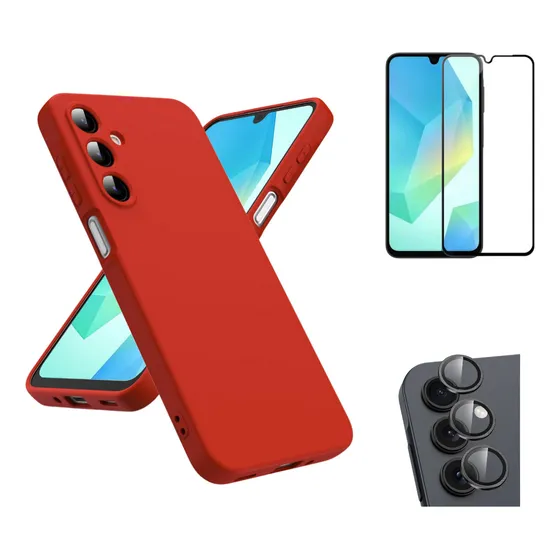 Case Funda Soft Premium Para Samsung Galaxy A16 + Micas