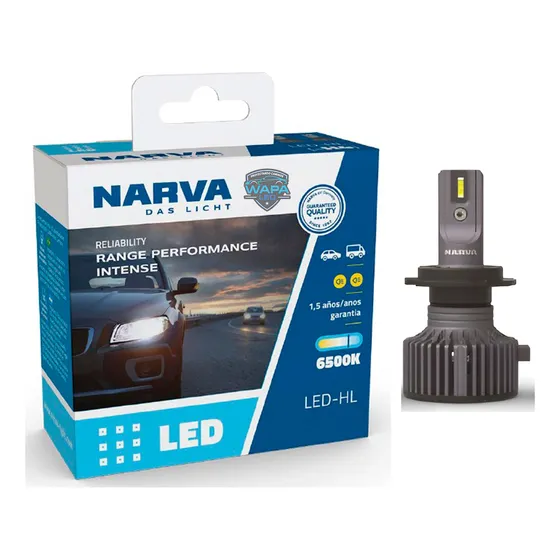 Par Bombillos Luces Led H1 H4 H7 H11 Narva Original Aleman