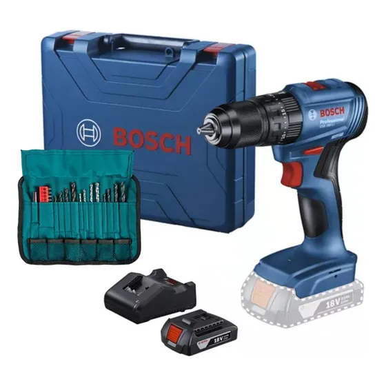Taladro Percutor Bosch Gsb 185 Li Bl + 1 Bat 2ah + Cargador