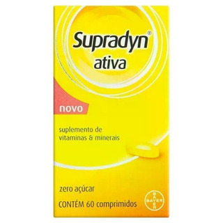 Supradyn Ativa Com 60 Comprimidos- Nova Fórmula Supradyn Ativa Com 60 Comprimidos- Nova Fórmula