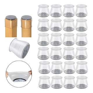 30 Protectores De Patas Para Sillas De Suelo De Madera Dura 30 Protectores De Patas Para Sillas De Suelo De Madera Dura