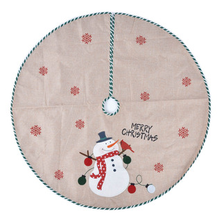 Falda De Tela Para Árbol De Navidad, Diseño De Muñeco De Nie Falda De Tela Para Árbol De Navidad, Diseño De Muñeco De Nie