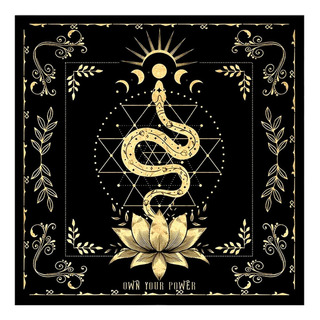- Mantel De Tarot De Franela (25 #mold), Runas, - Mantel De Tarot De Franela (25 #mold), Runas,