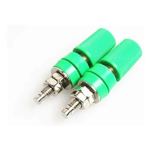 M Terminal Cobre Puro Corriente  in Conector Banana Rojo