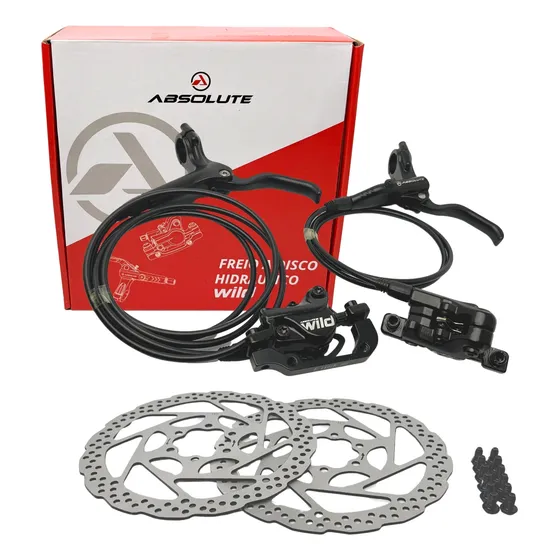 Kit Freio Disco Hidráulico Absolute + Disco 6 Parafuso 160mm