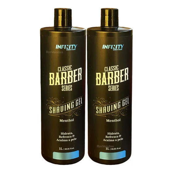 2kg Gel Shaving Shaver De Barbear Infinity Ótima Fragrância