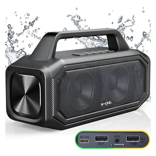 Bocina Bluetooth Portátil Xdobo 1983 Max 120w Powerbank Tws Negro