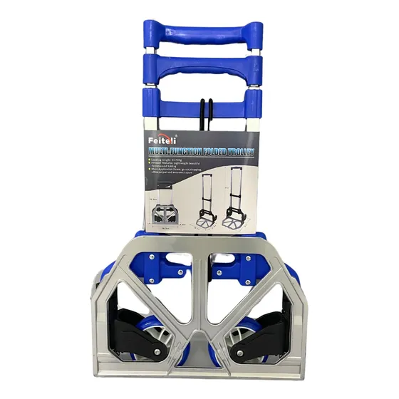 Diablo De Carga Plegable Feiteli Extensible 70 Kg Con Liga A