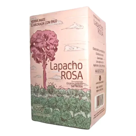Yerba Mate Lapacho Rosa 3 X 500 Gr - Con Palo