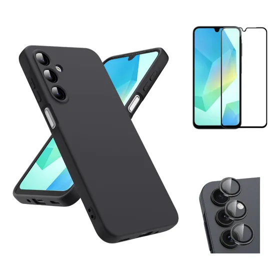 Case Funda Soft Premium Para Samsung Galaxy A16 + Micas