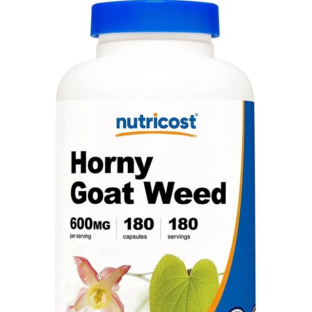 Horny Goat Weed 600mg Estimula Libido Energia X 180 Cpas