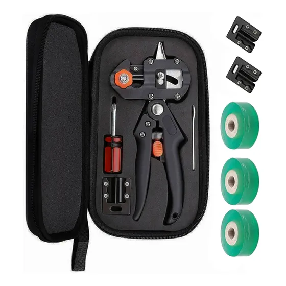 Kit De Injerto Profesional: Podadora Con 3 Cuchillas Y Cinta