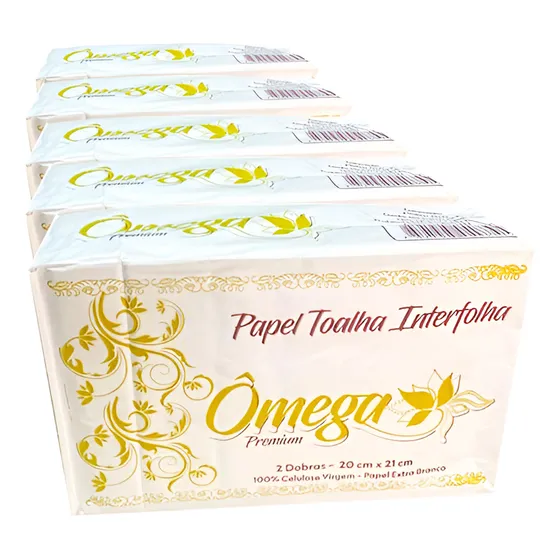 Papel Toalha Interfolha Premium 100% Celulose 5000 Folhas