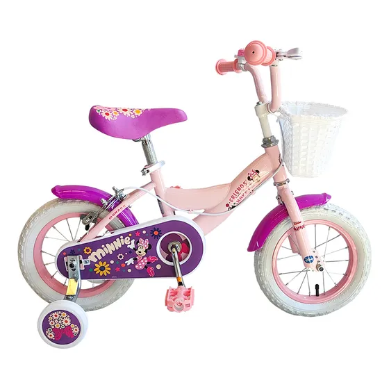 Bicicleta Monark Minnie Happy Aro 12  Rosado