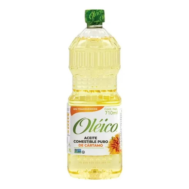 Aceite Oleico 710 Ml Comestible Puro De Cartamo