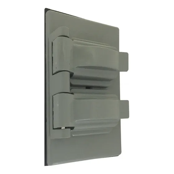 300 Placas Dúplex Para Intemperie Con Tapa Y Sello De Hule