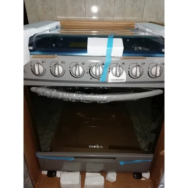 Cocina 6 Hornillas Mabe Tipo Espejo - Nueva