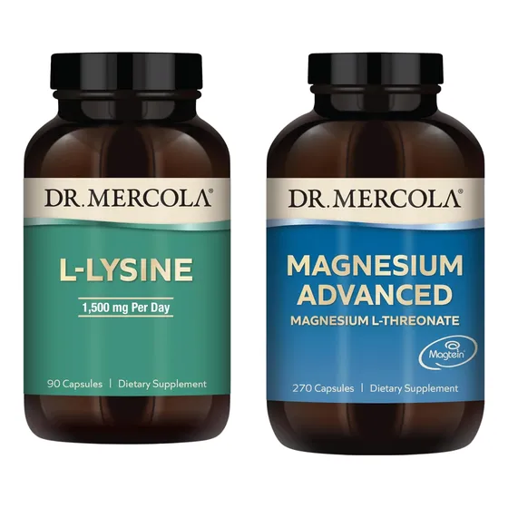 Suplementos L-lisina +  L-treonato De Magnesio Dr Mercola
