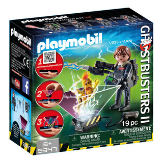 Figura Armable Playmobil Ghostbusters Peter Venkman 19 Pc Figura Armable Playmobil Ghostbusters Peter Venkman 19 Pc