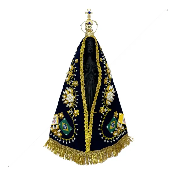 Imagem De Nossa Senhora Aparecida Réplica Da Original - 30cm
