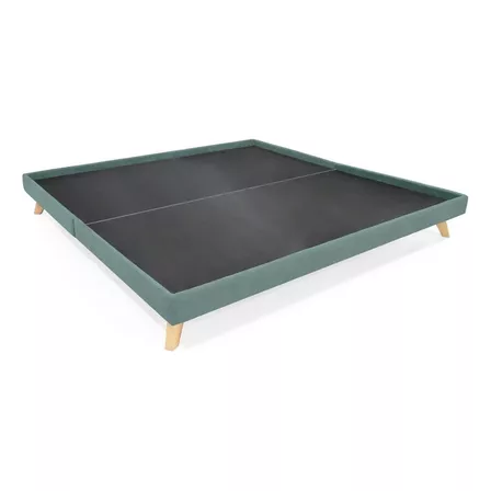 Base Cama Verona King Color Petróleo