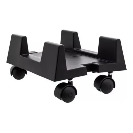 Suporte Para Cpu Computador Ajustavel Rodinhas Rodizios