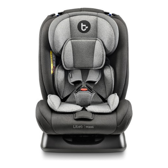 Cadeirinha Infantil Para Carro Litet Mass 0-36kg Preta E Cinza - Bb458 Cadeirinha Infantil Para Carro Litet Mass 0-36kg Preta E Cinza - Bb458