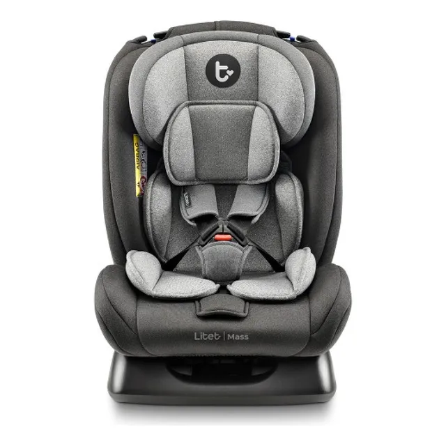 Cadeirinha Infantil Para Carro Litet Mass 0-36kg Preta E Cinza - Bb458 Cadeirinha Infantil Para Carro Litet Mass 0-36kg Preta E Cinza - Bb458