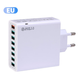Cargador Rápido Usb De 8 Puertos Adaptador De Cargador Rápid Cargador Rápido Usb De 8 Puertos Adaptador De Cargador Rápid
