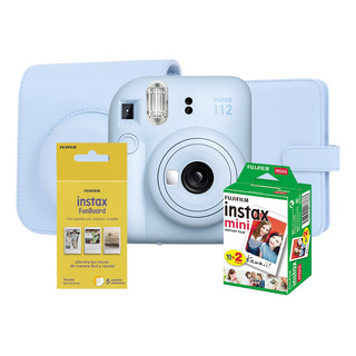 Paquete Instax Mini 12 Azul + Funboard Paquete Instax Mini 12 Azul + Funboard