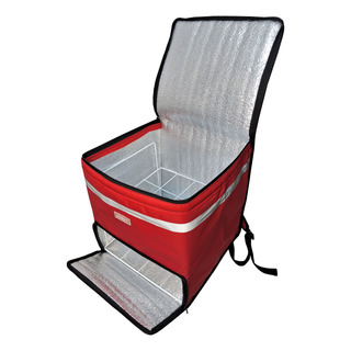 Mochila Termica Delivery Doble Tapa Con Rejilla - Termofood Mochila Termica Delivery Doble Tapa Con Rejilla - Termofood