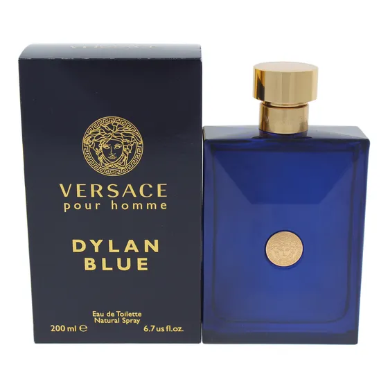 Dylan Blue De Versace Para Hombre, 198 Ml, En Aerosol Edt