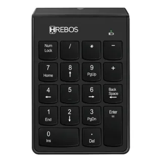 Teclado Hrebos Wireless Usb Numérico Hs-261 Teclado Hrebos Wireless Usb Numérico Hs-261