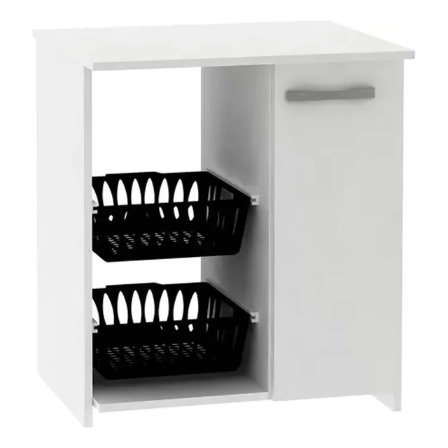 Mueble Auxiliar Multiuso Cocina Frutero Canasto Microondas