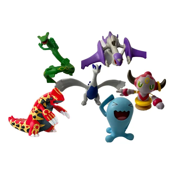 Seis 6 Figuras Mcdonald's Pokemon Omega Ruby Alpha 2016