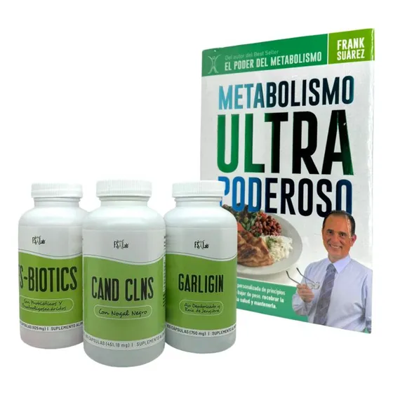 Kit Candiseptic Candida Frank Suarez Naturalslim + Regalos