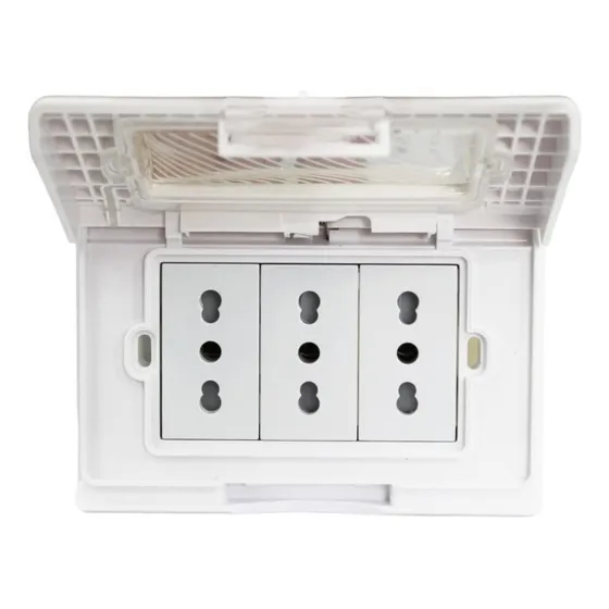 Tomacorriente Doble10/16a+interruptord 9/12stanfor Ip55 250v