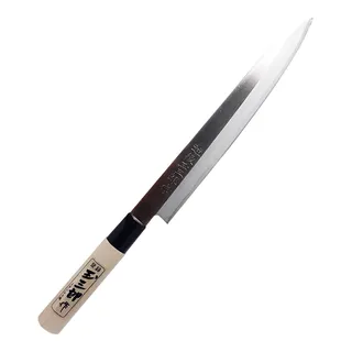 Faca Kataoka Yanagiba Cabo Madeira Destro Japonesa Faca Kataoka Yanagiba Cabo Madeira Destro Japonesa