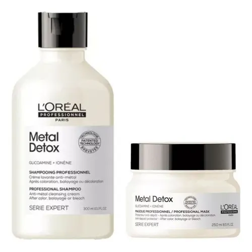 Kit L´Oréal Metal Detox Shampoo 300ml & Mascara 250ml