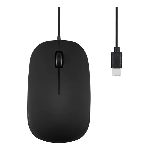 Perixx Perimice-201c Ratón Óptico Con Cable Usb Tipo C Con 3