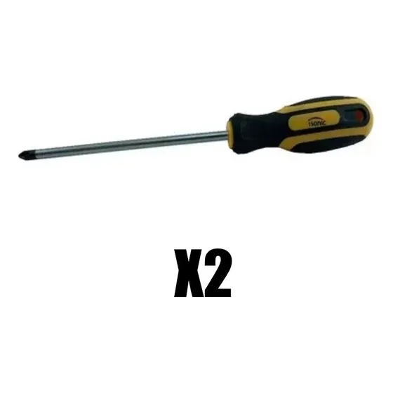 Destornillador Profesional Punta Magnetica Estria (2 Unidad)