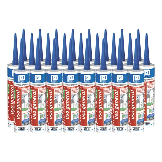Silicon Uso General Transparente 280ml Pennsylvania (25 Pz)